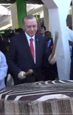 Erdoğan'ı Tanzanya'da böyle karşıladılar