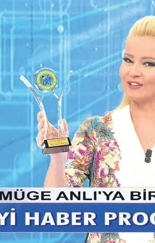 Müge Anlı ile Tatlı Sert "En İyi Haber Programı" ödülüne layık görüldü