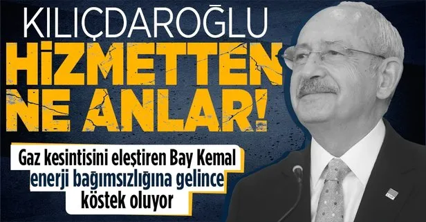 CHP Genel Başkanı Kemal Kılıçdaroğlu doğalgaz sorununu eleştirdi! Tokat gibi yanıt gecikmedi