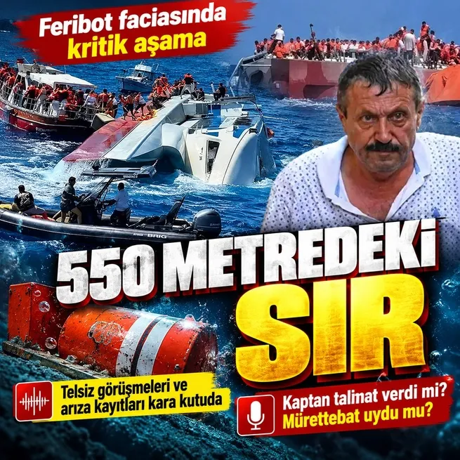 Girnede batan feribotun kara kutusuna ulaşıldı: Facianın sır perdesi aralanıyor