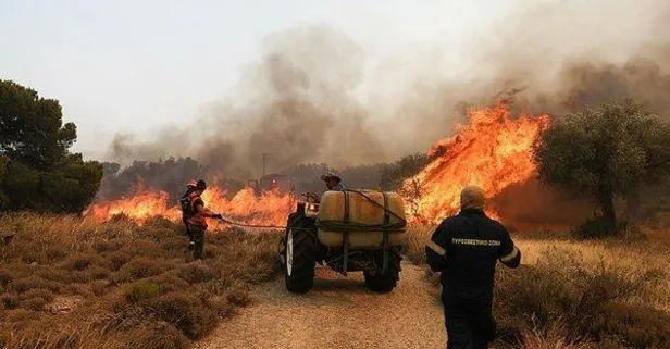 Yunanistan'da mühimmat deposunda patlama meydana geldi! Görüntüler ortaya çıktı
