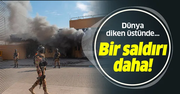 Son dakika: ABD'nin Bağdat Büyükelçiliği yakınlarına füzeli saldırı