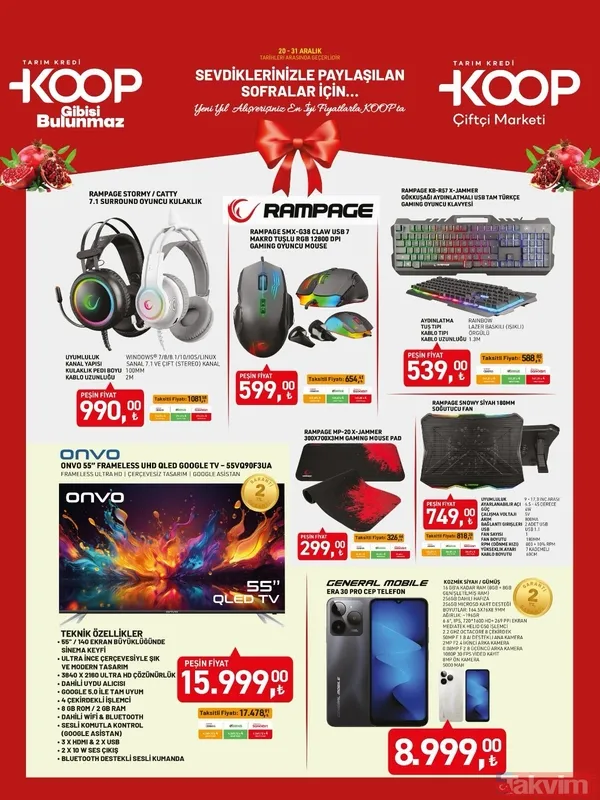 Hafta sonu fırsat alarmı! KOOP Market’te 20-21 Aralık’a özel çay, tavuk ve sıvı yağda indirimli fiyatlar - 21