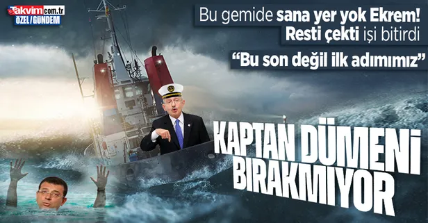 'Kaptan' dümeni bırakmıyor... Kılıçdaroğlu'ndan koltuğuna göz diken İmamoğlu'na rest: Bu yürüyüş son değil, bu yürüyüş bizim ilk adımımız