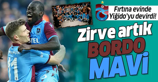Trabzonspor lider Sivas’ı da yendi Süper Lig’de 298 hafta sonra zirveye yerleşti
