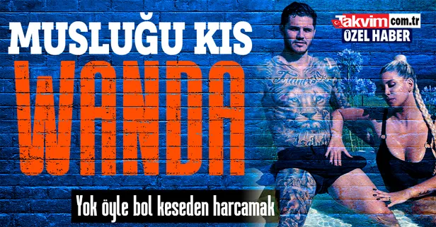 Mauro Icardi ve Wanda Nara çifti musluğu kısmak zorunda
