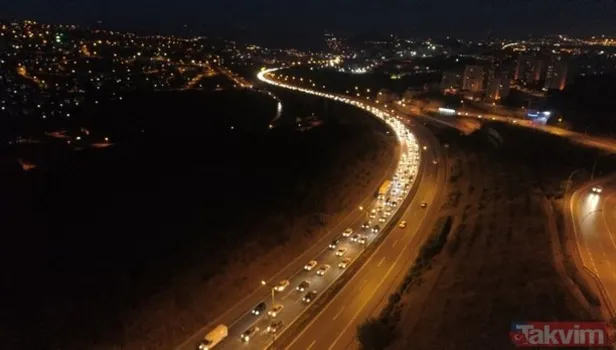 Bayram tatili dönüş trafiği başladı