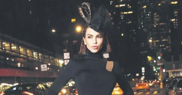 Ünlü top model Günay Musayeva New York’u altüst etti