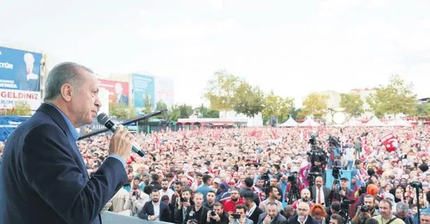 Başkan Erdoğan, Sakarya Demokrasi Meydanı’nda yapımı tamamlanan projelerin toplu açılış töreninde konuştu