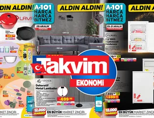 Hafta sonu geldi çeyiz alışverişi başladı! A101 hafta sonuna özel YILBAŞI aktüel ürünler kataloğu TAM LİSTE! 12 ürünün fiyatı düştü! 769 TL'ye...