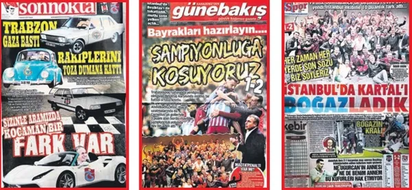 Trabzonspor yerel medyası, Beşiktaş galibiyeti sonrasında çarpıcı manşetler attı-1