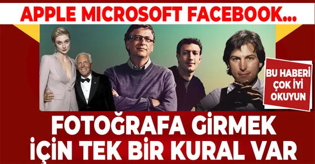 Mark Zuckerberg, Steve Jobs, Giorgio Armani, Bill Gates... Milyarlarca doları ceplerine indirdiler