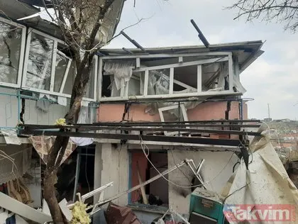 Bomba gibi! Mutfak tüpü evi yıktı