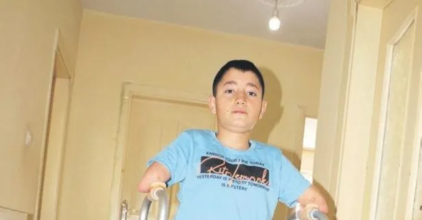 Van’da yaşayan 13 yaşındaki Nakşin kol ve bacak protezine kavuştu