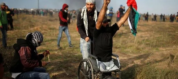 Filistinli engelli şehidin son sözleri