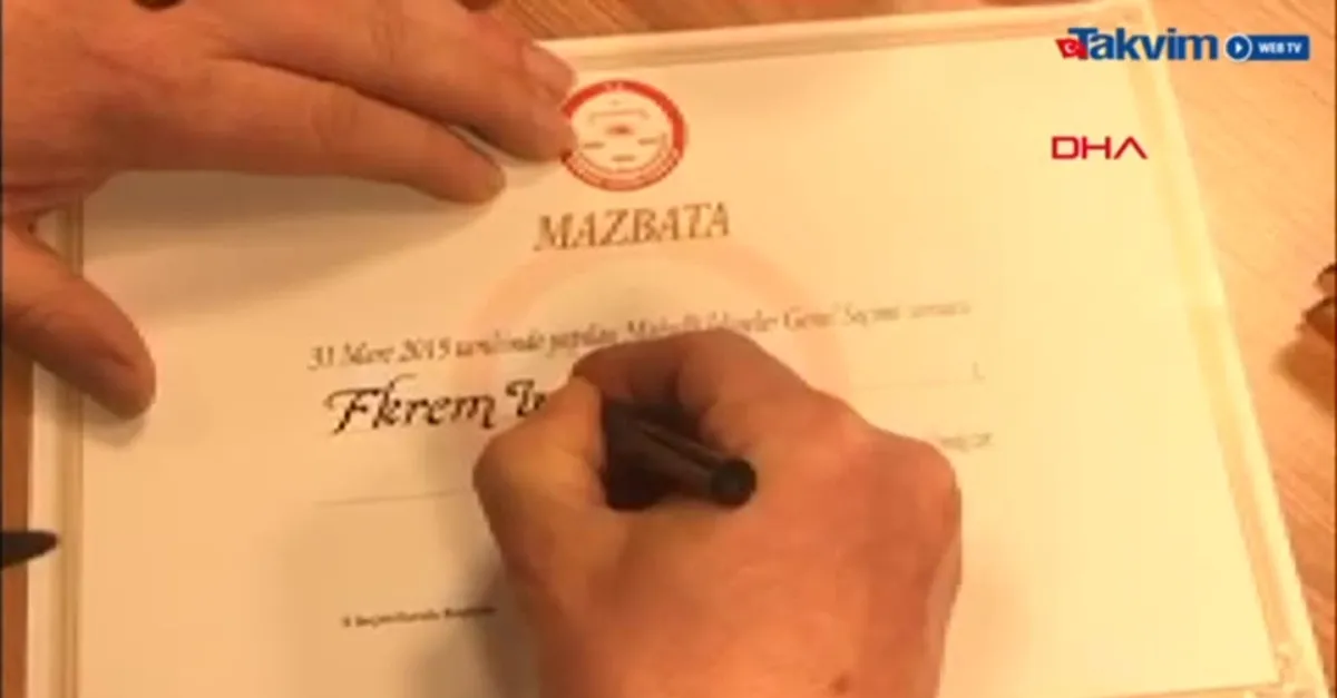 İşte Ekrem İmamoğlu'nun mazbatası