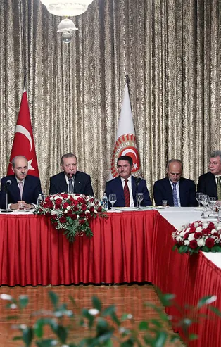 Başkan Erdoğan, ASTOP üyelerini kabul etti