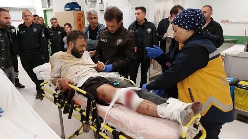 Samsun'da polise saldıran uyuşturucu bağımlısı vurularak etkisiz hale getirildi-3