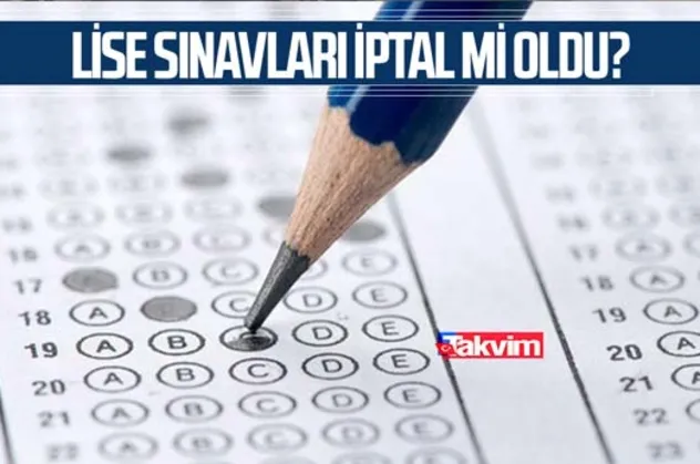 1 Mart yarın sınav olacak mı? 1 Mart sınav yapılacak mı? Lise sınavları iptal mi ertelendi mi son dakika?
