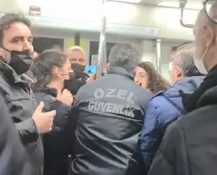 Marmaray’da maske tartışması