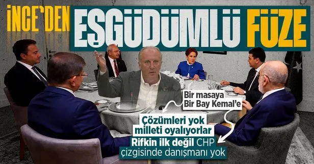 Muharrem İnce’den hem 6’lı masaya hem de Kemal Kılıçdaroğlu’na sert sözler! Bu kez Jeremy Rifkin üzerinden vurdu