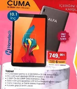 a101 bim sok tablet kampanyasi