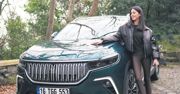 Sosyetik güzel Ceylan Çapa tercihini Togg’dan yana kullandı!