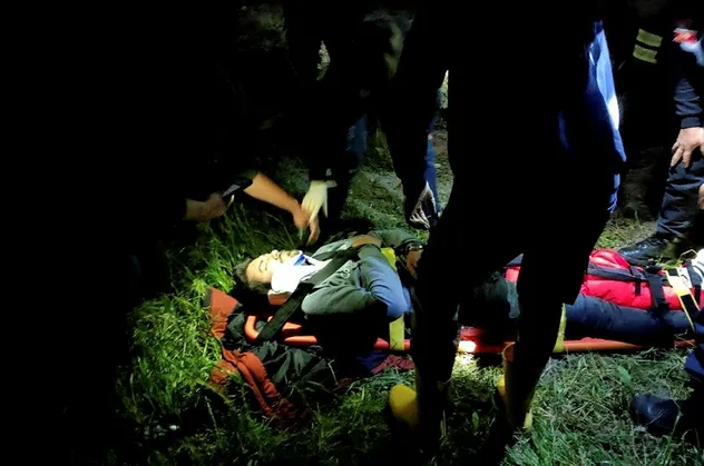 Aydın'da ormanlık alana düşen adam ağır yaralandı