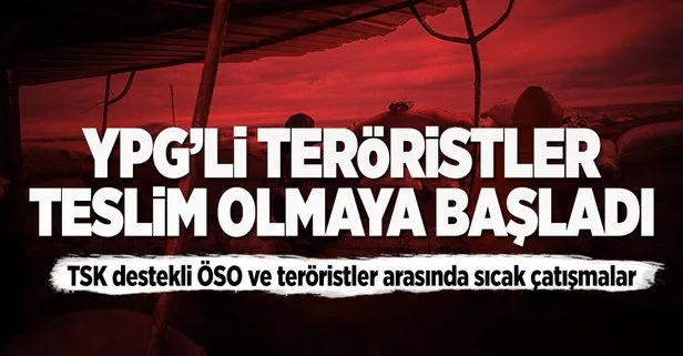 YPG’liler teslim olmaya başladı!