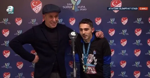 Trabzonspor Teknik Direktörü Abdullah Avcı ve Abdulkadir Ömür’den Kupa sonrası ortak açıklama: Kupayı Trabzon şehrine armağan ediyoruz