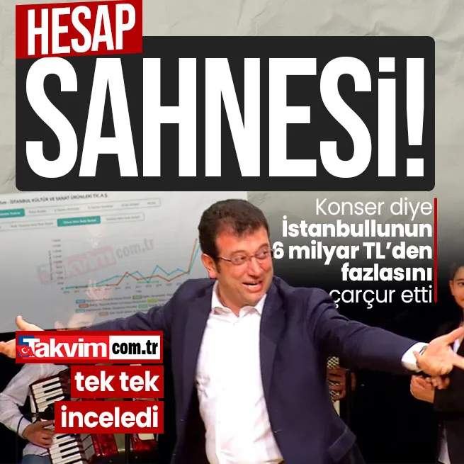İBB 5 yılda konserlere 6 milyar TLden fazla para harcadı! Tek tek inceledik: Ekrem İmamoğlu İstanbullunun parasını böyle çarçur ediyor