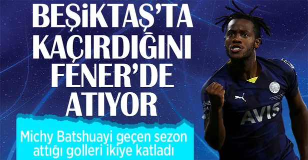 Vurduğu gol oldu! Michy Batshuayi, Beşiktaş'ta attığı golleri Fenerbahçe'de ikiye katladı