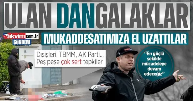 Son dakika: Danimarka’da Kur’an-ı Kerim ve Türk bayrağına çirkin saldırı! Dışişleri Bakanlığı ve AK Parti’den peş peşe sert tepki