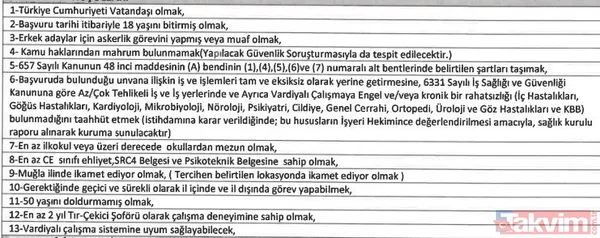 KPSS şartsız belediyelere daimi işçi ve temizlik görevlisi alımı yapılıyor: İşte başvuru koşulları - 3