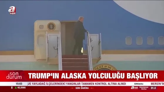 Trump’ın Alaska yolculuğu başladı