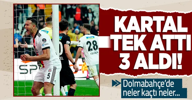 Kartal tek attı 3 aldı! (Beşiktaş 1-0 MAÇ SONUCU ÖZET)