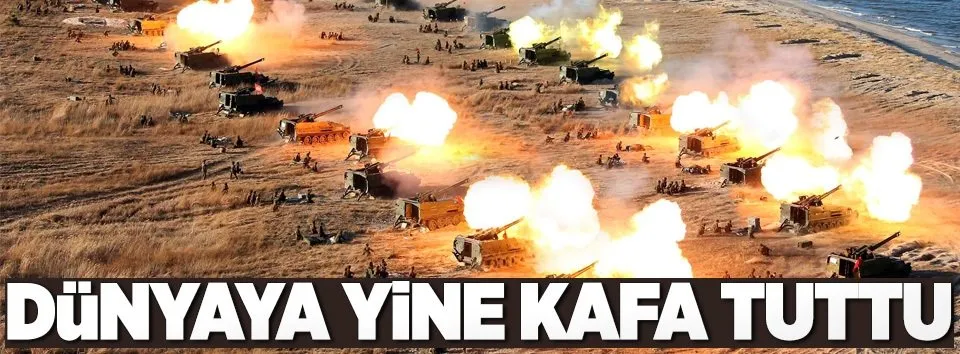 Kuzey Kore dünyaya kafa tuttu