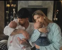 İdo Tatlıses ve Yasemin Şefkatli, ikizleri Ayel ve Emir’i denizle tanıştırdı! O anlar objektiflere yansıdı