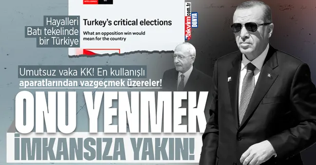 Son dakika: Batı medyası Kılıçdaroğlu'nun kazanamayacağının farkında! EIU'dan seçim analizi: Erdoğan'ı yenmek hala çok zor