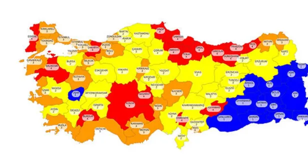 İstanbul Ankara İzmir hangi renk? İstanbul Ankara İzmir yüksek riskli mi, hangi risk grubunda?