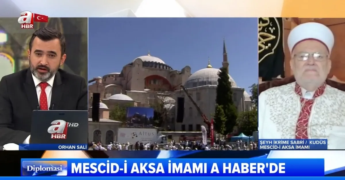 Mescid-i Aksa İmamı Sabri'den Ayasofya açıklaması: Erdoğan bize umut oldu!