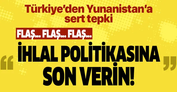 Son dakika: Dışişleri Bakanlığından Batı Trakya'daki Türk azınlığa ait ilkokulları kapatan Yunanistan'a sert tepki