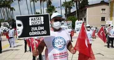 Memur-Senden CHPli belediyelerdeki işçi kıyımına protesto: Maske düştü zulüm görüldü!