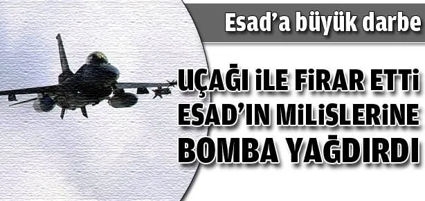 Kendi Pilotu Esad’ı bombaladı