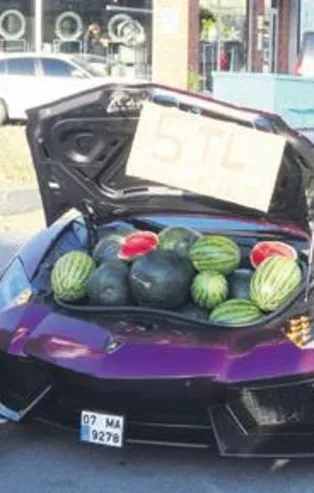 1228 liralık karpuz!