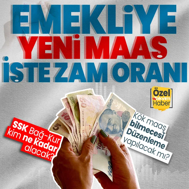 Emeklilerin zammı belli oldu! SSK ve Bağ-Kur emeklileri ne alacak? İşte o oran... Zam kök maaşa mı uygulanacak?