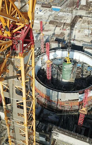 Son dakika: Akkuyu NGS'de çalışmalara tam gaz devam! Basınç kabının kurulumu tamamlandı