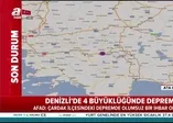 Son dakika: Denizli Çardak'ta deprem!