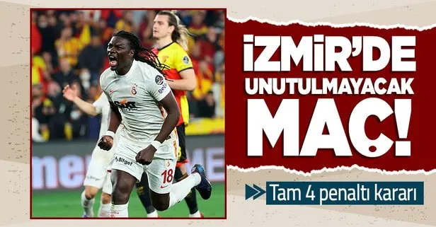 Galatasaray, Göztepe'yi devirdi! (Göztepe 2-3 Galatasaray MAÇ SONUCU ÖZET)