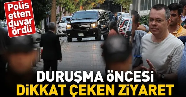 Son dakika: Duruşma öncesi Brunson’a kritik ziyaret